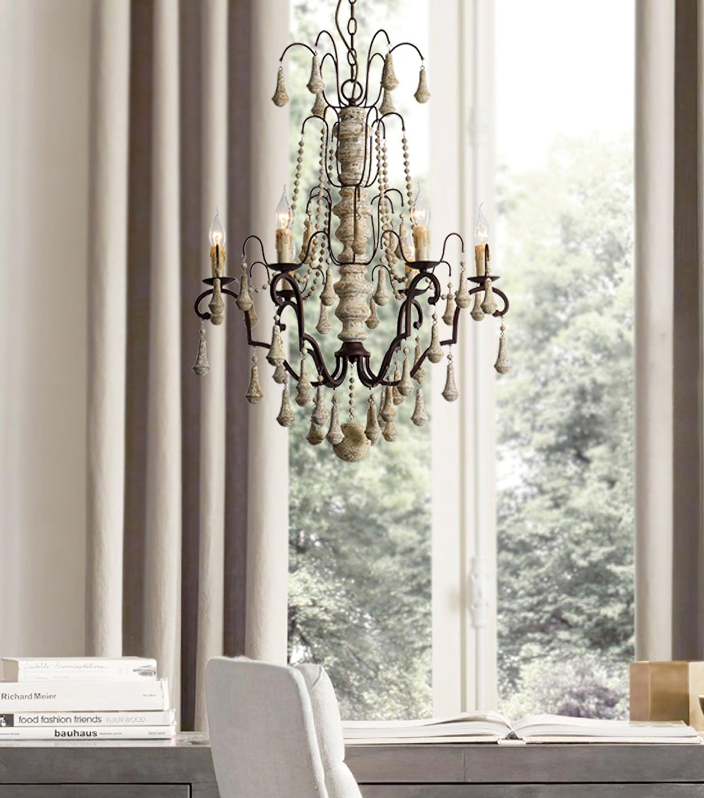 Bessie Chandelier - Elegant Crystal Design with Adjustable Height