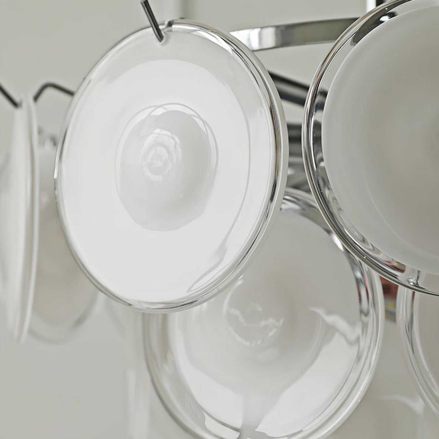 Bettina Glass Chandelier - Elegant Design with Adjustable Height & LED