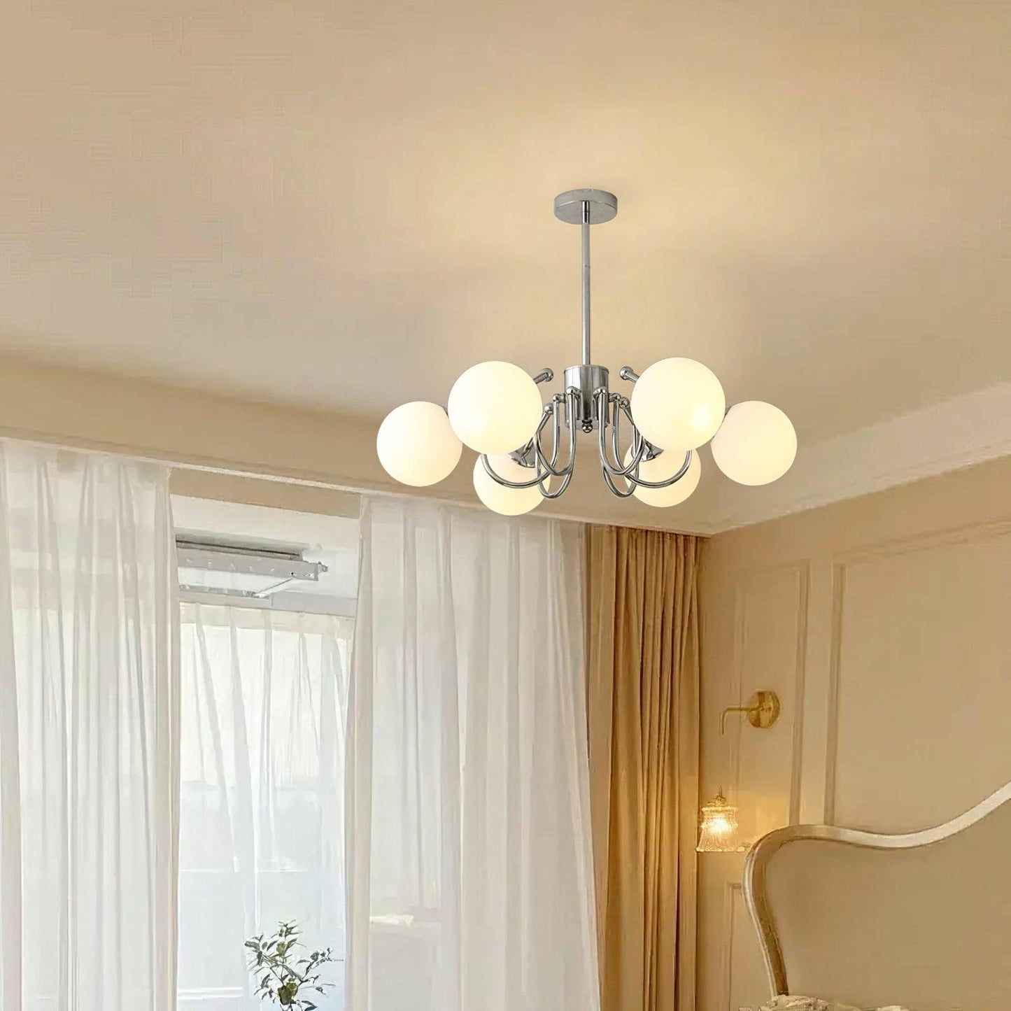 Bianca Chandelier - Elegant Lighting Fixture with Adjustable Height &