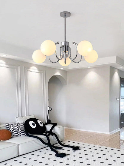 Bianca Chandelier - Elegant Lighting Fixture with Adjustable Height &