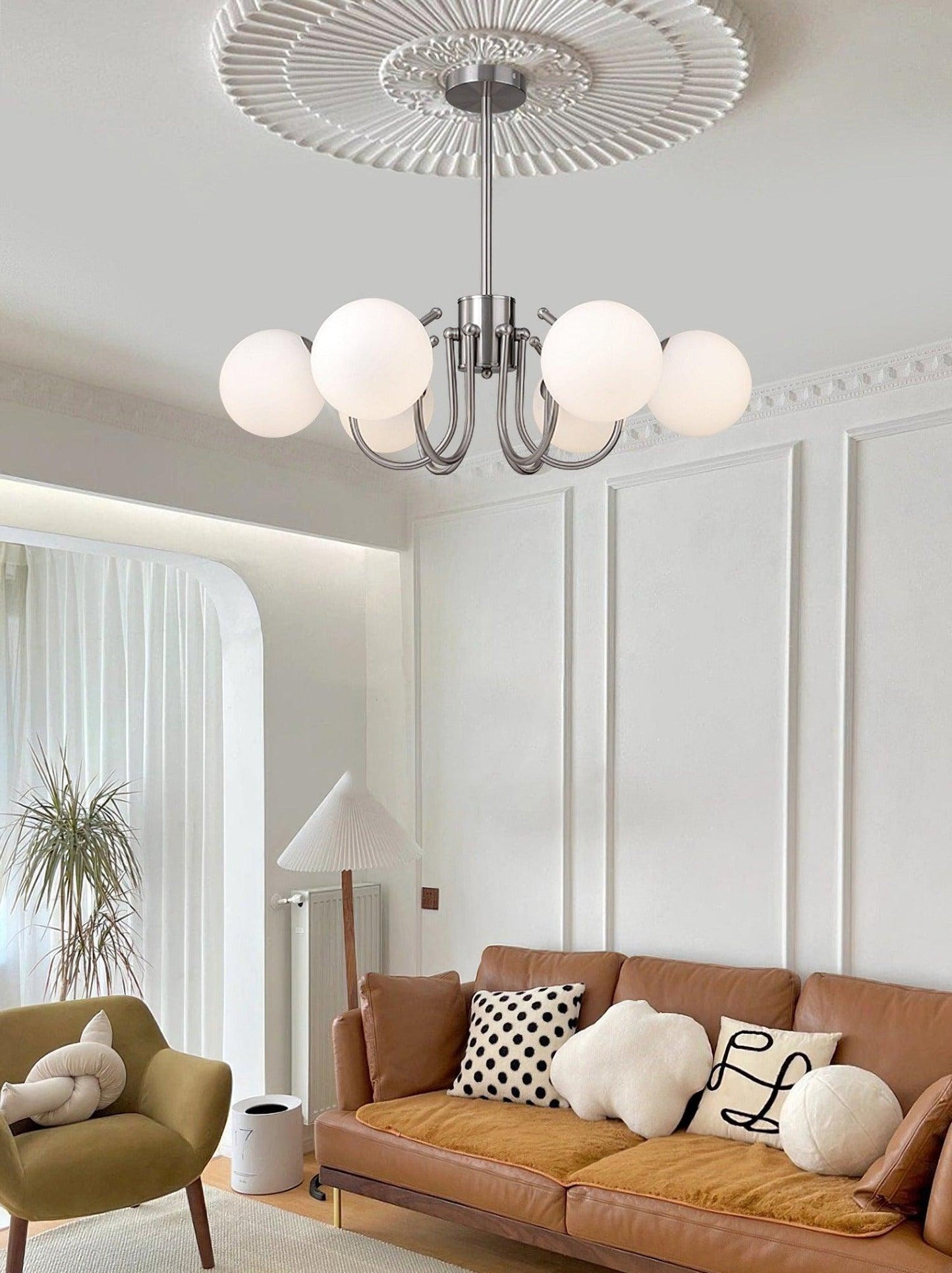 Bianca Chandelier - Elegant Lighting Fixture with Adjustable Height &