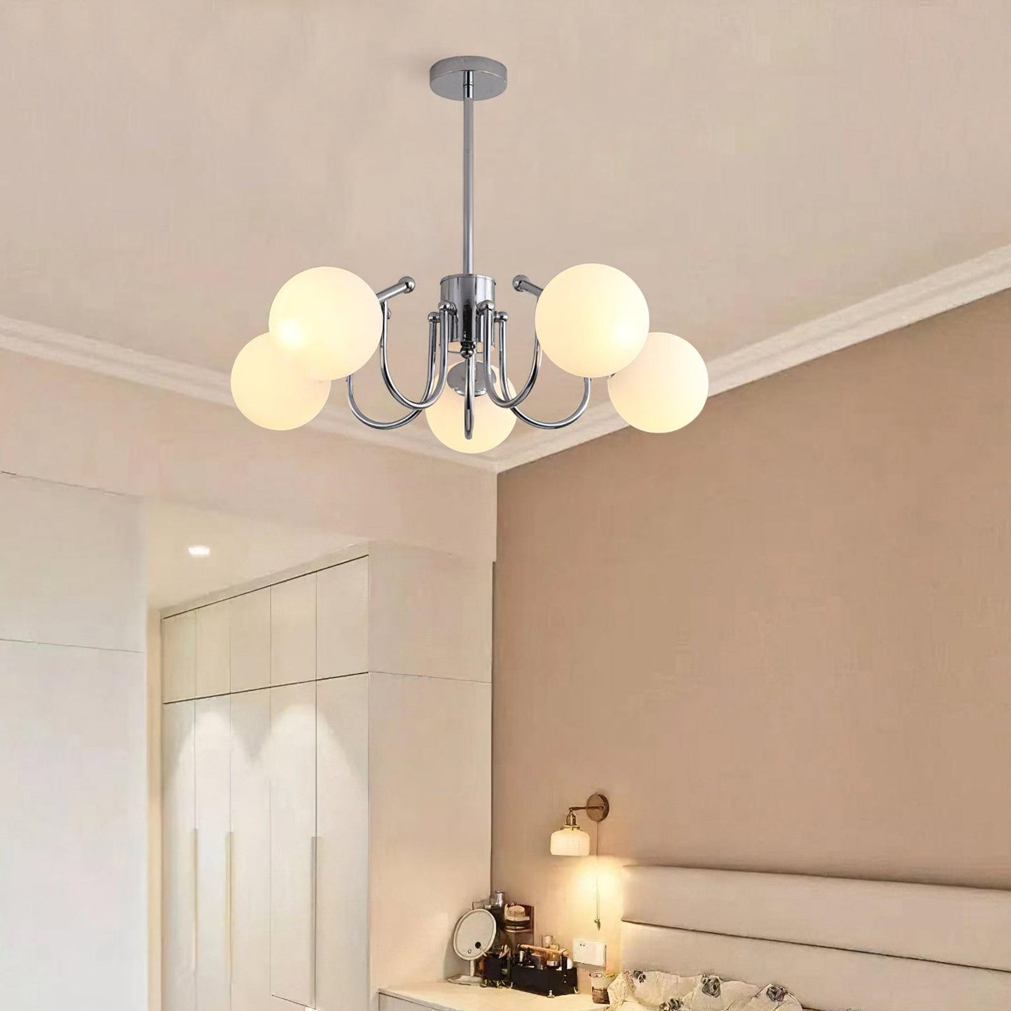 Bianca Chandelier - Elegant Lighting Fixture with Adjustable Height &