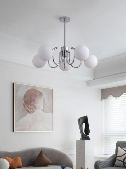 Bianca Chandelier - Elegant Lighting Fixture with Adjustable Height &