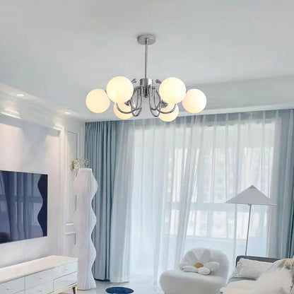 Bianca Chandelier - Elegant Lighting Fixture with Adjustable Height &