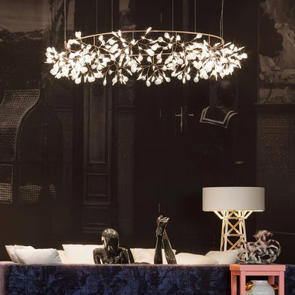 Big O Firefly LED Chandelier - Dimmable, Modern Design, Energy Efficie