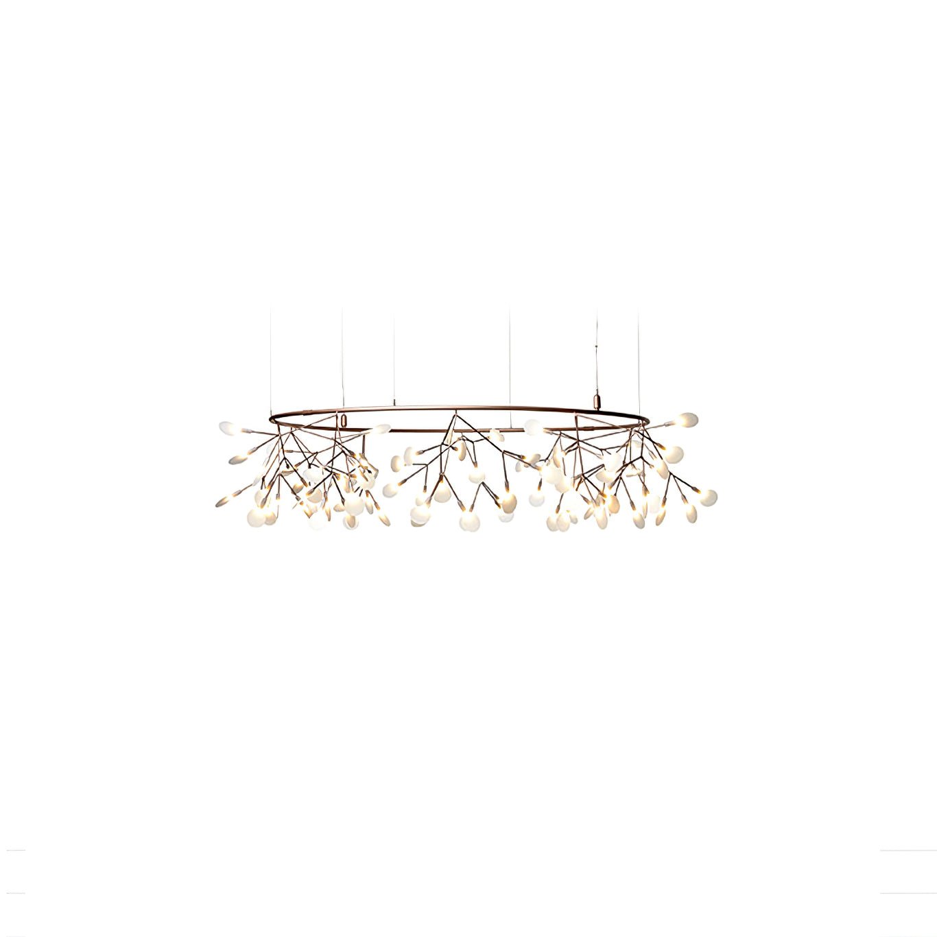 Big O Firefly LED Chandelier - Dimmable, Modern Design, Energy Efficie