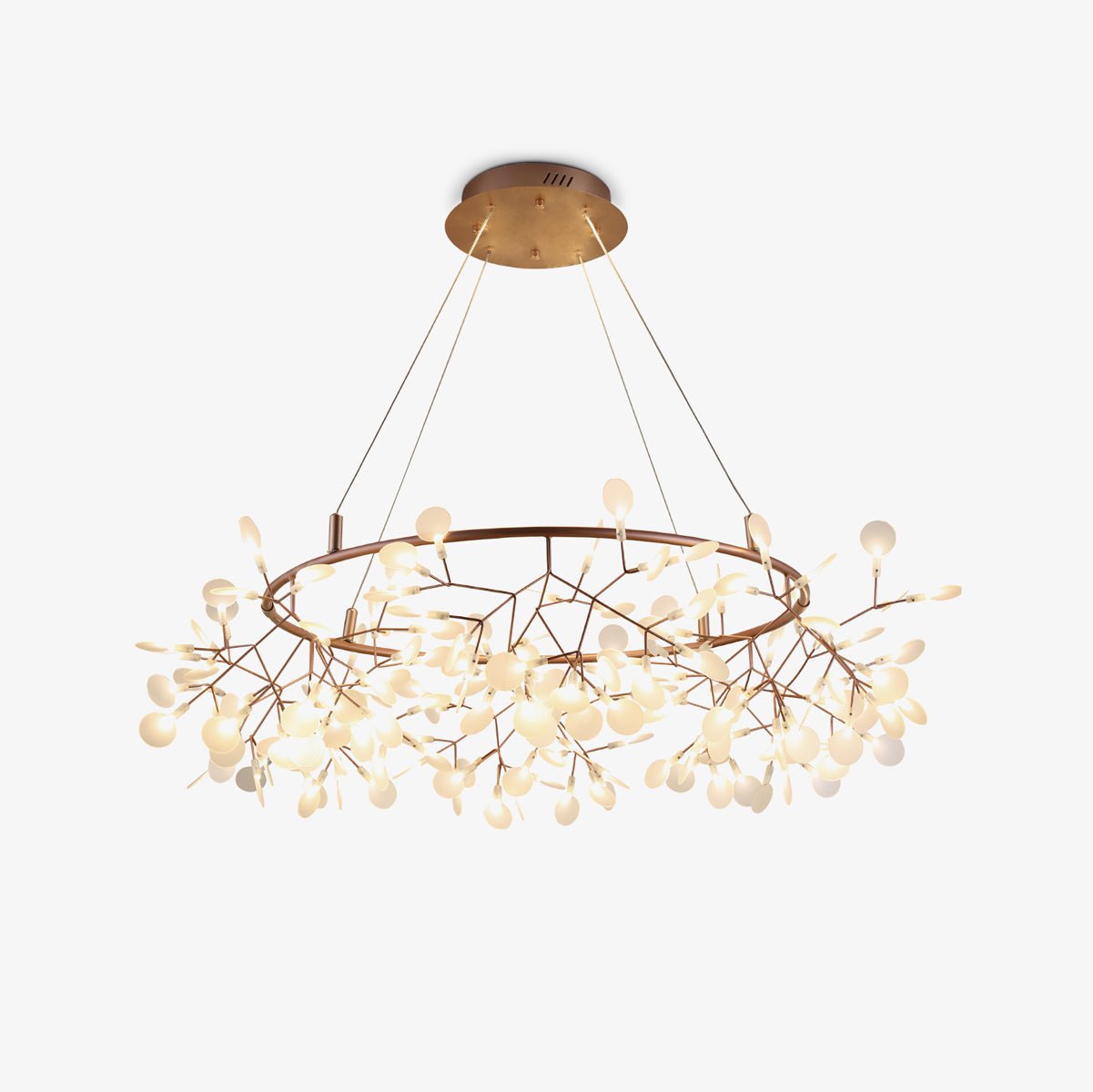 Big O Firefly LED Chandelier - Dimmable, Modern Design, Energy Efficie
