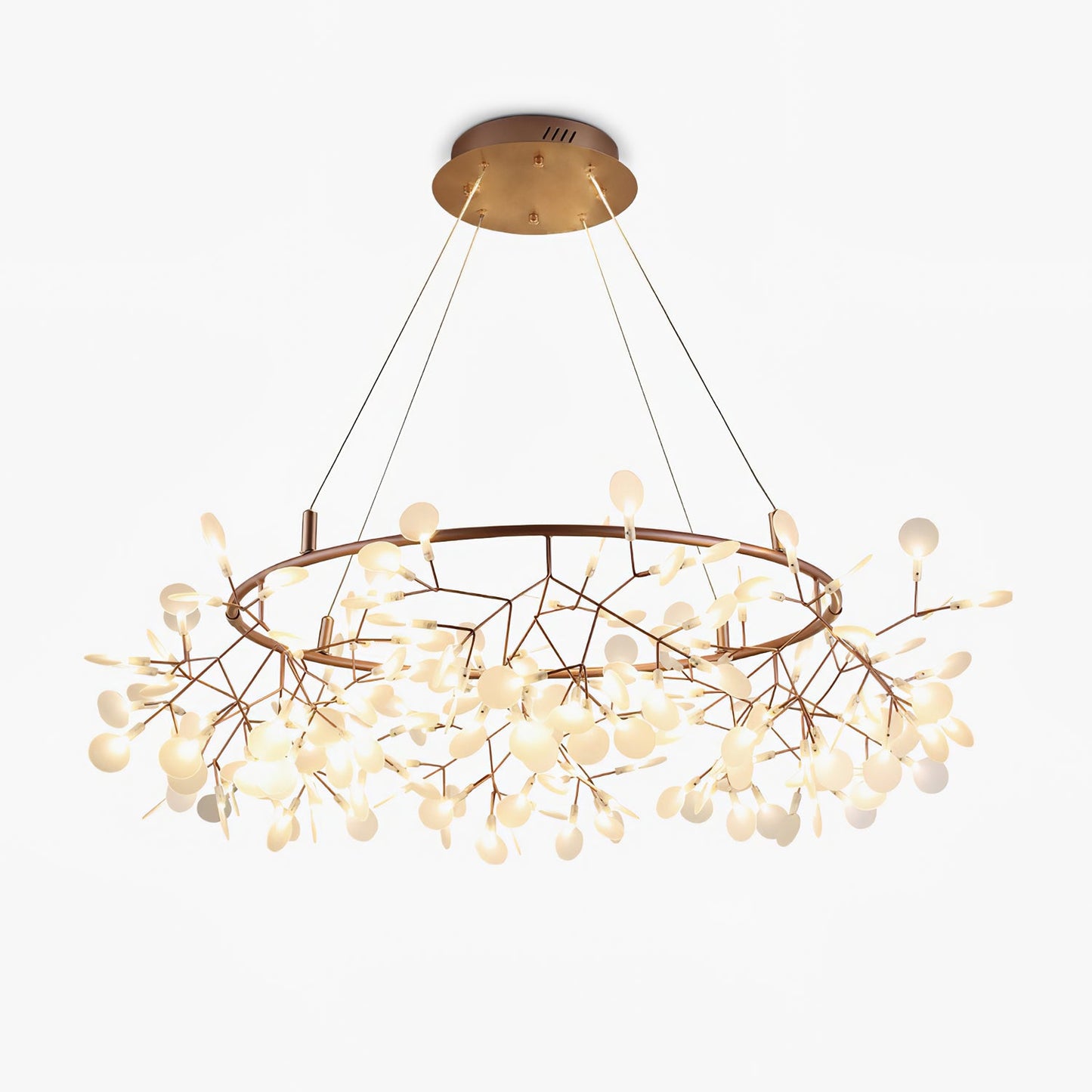 Big O Firefly LED Chandelier - Dimmable, Modern Design, Energy Efficie