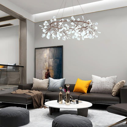 Big O Firefly LED Chandelier - Dimmable, Modern Design, Energy Efficie