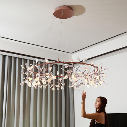 Big O Firefly LED Chandelier - Dimmable, Modern Design, Energy Efficie