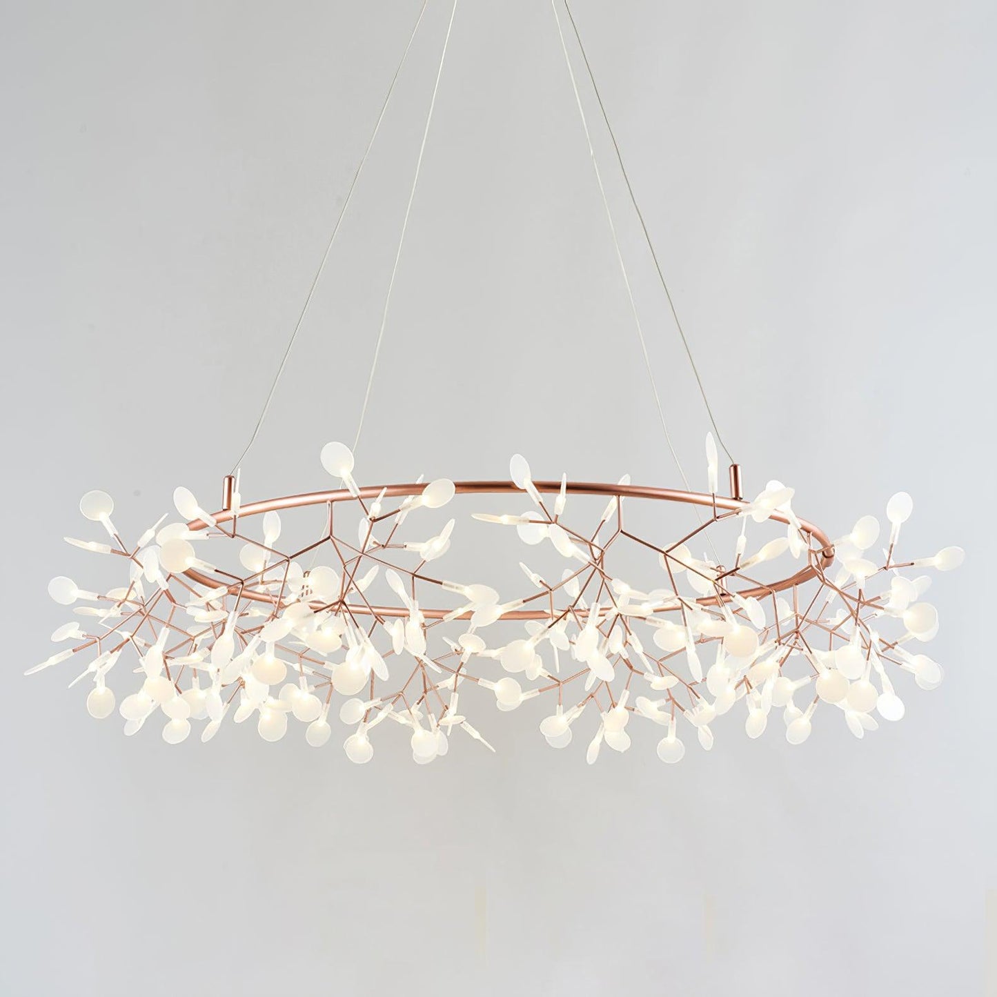 Big O Firefly LED Chandelier - Dimmable, Modern Design, Energy Efficie