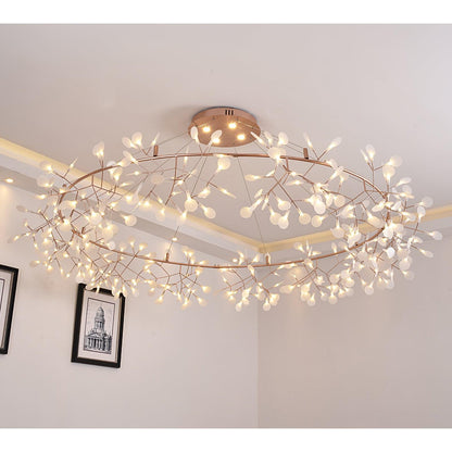 Big O Firefly LED Chandelier - Dimmable, Modern Design, Energy Efficie