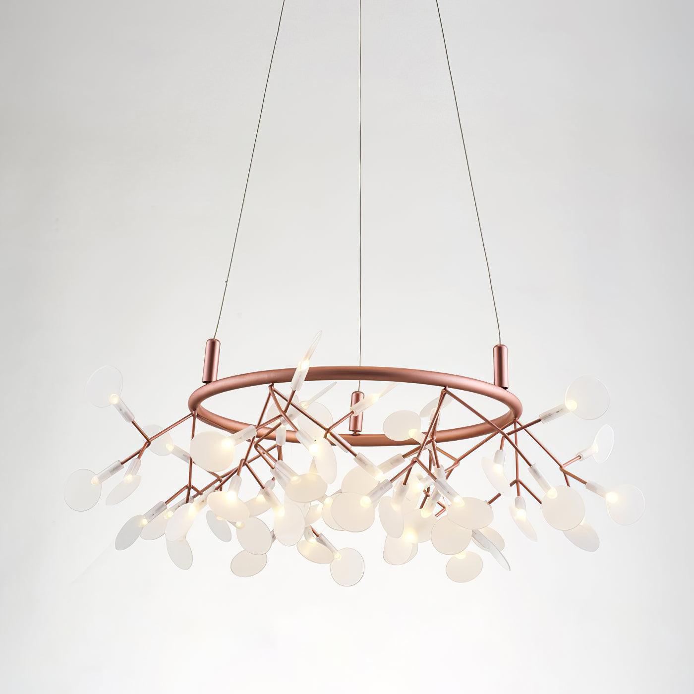 Big O Firefly LED Chandelier - Dimmable, Modern Design, Energy Efficie