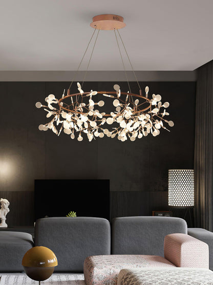 Big O Firefly LED Chandelier - Dimmable, Modern Design, Energy Efficie