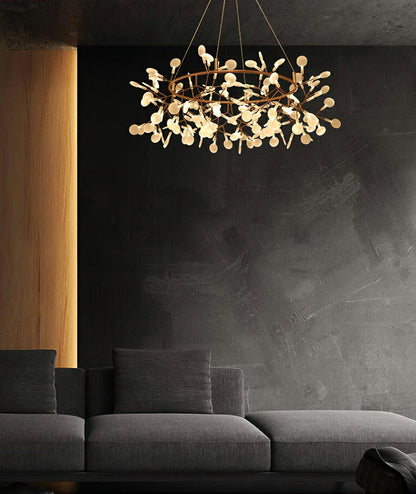 Big O Firefly LED Chandelier - Dimmable, Modern Design, Energy Efficie