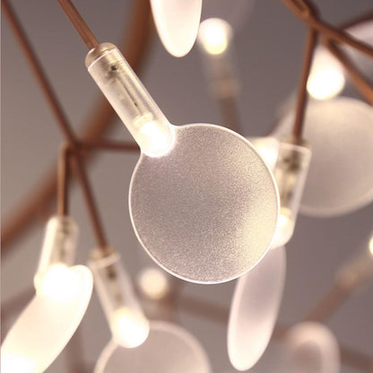 Big O Firefly LED Chandelier - Dimmable, Modern Design, Energy Efficie