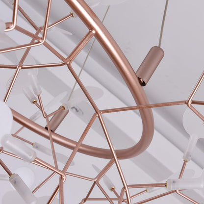Big O Firefly LED Chandelier - Dimmable, Modern Design, Energy Efficie