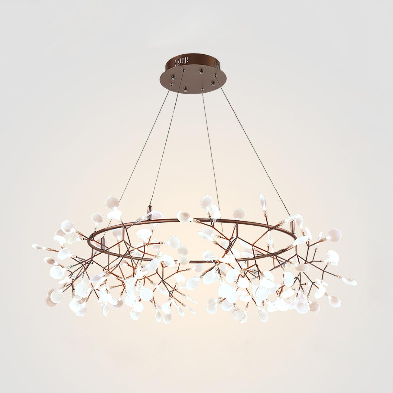 Big O Firefly LED Chandelier - Dimmable, Modern Design, Energy Efficie