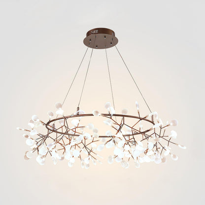 Big O Firefly LED Chandelier - Dimmable, Modern Design, Energy Efficie