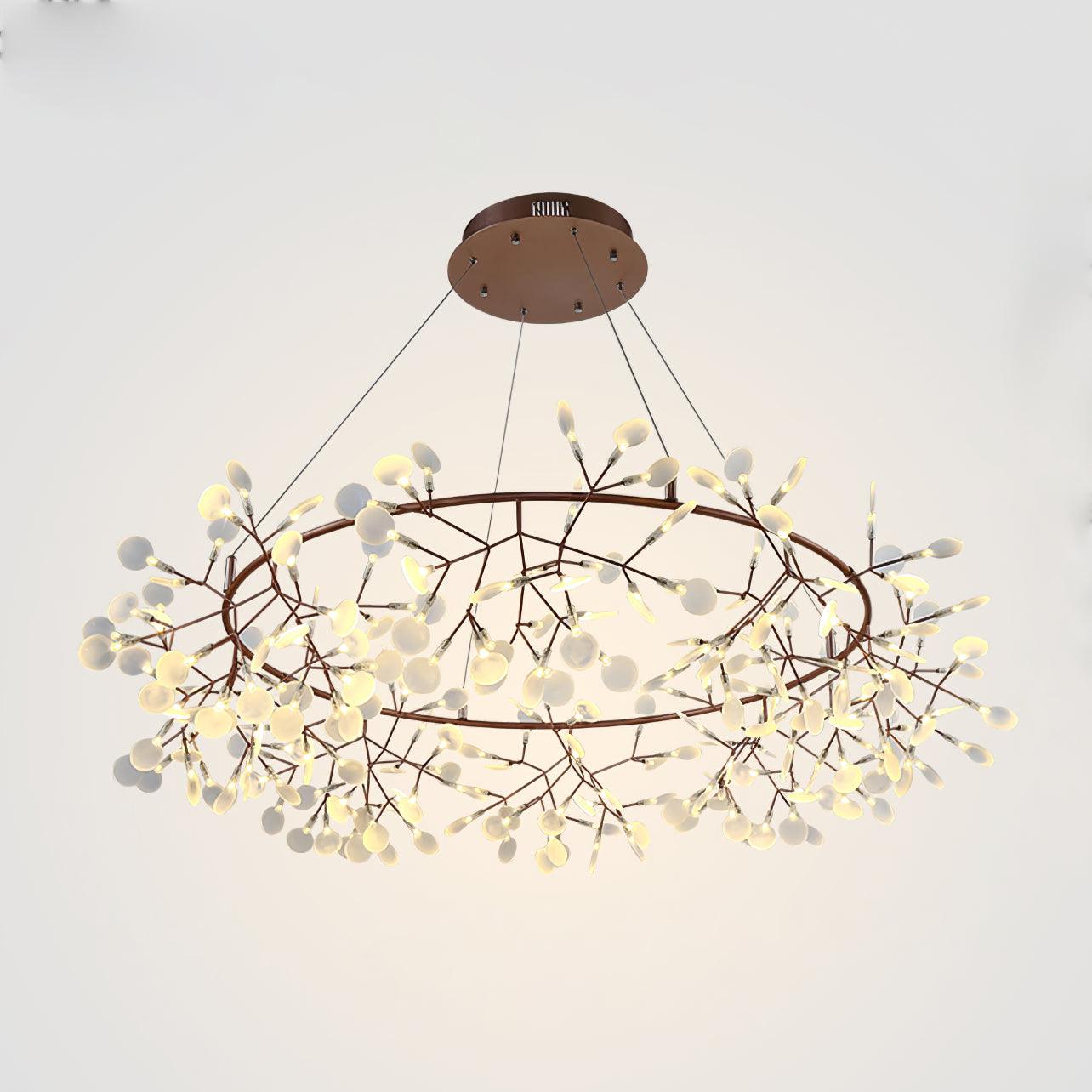 Big O Firefly LED Chandelier - Dimmable, Modern Design, Energy Efficie