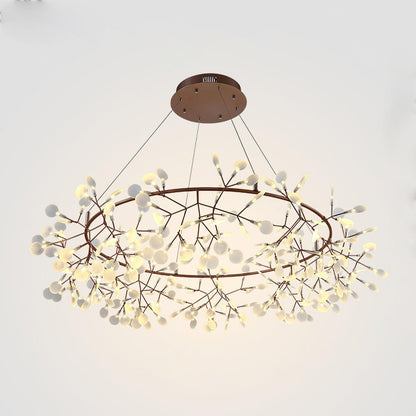 Big O Firefly LED Chandelier - Dimmable, Modern Design, Energy Efficie