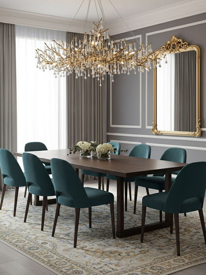 Elegant Bijou Chandelier with Adjustable Height and Crystal Accents
