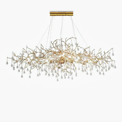 Elegant Bijou Chandelier with Adjustable Height and Crystal Accents