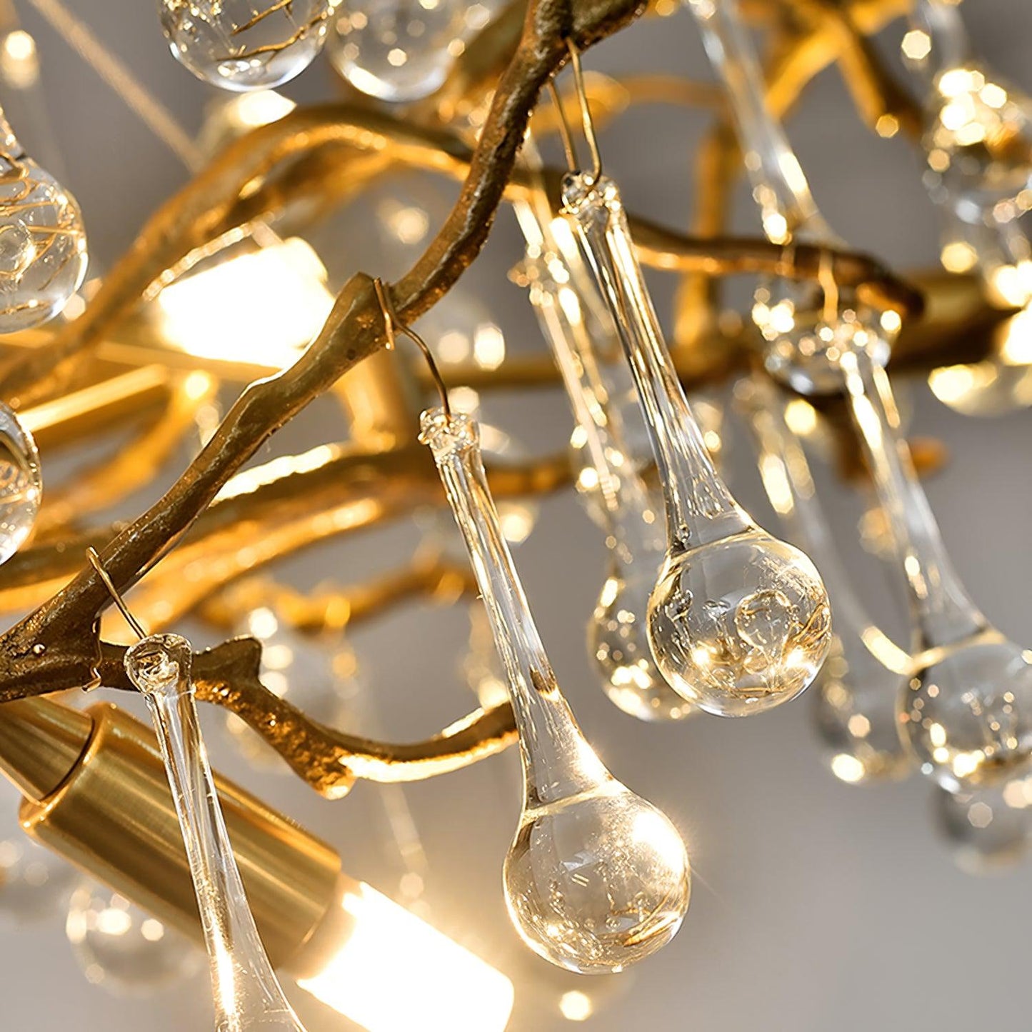 Elegant Bijou Chandelier with Adjustable Height and Crystal Accents