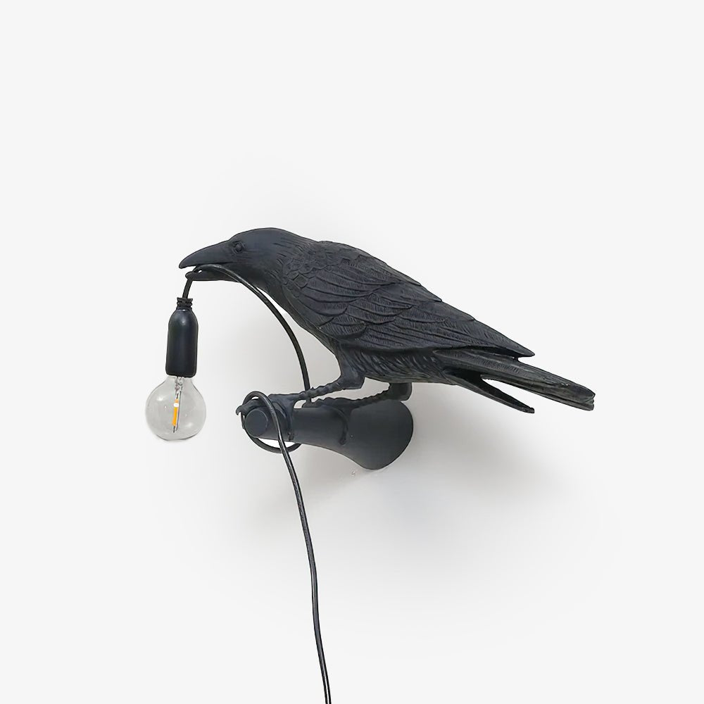 Elegant Bird Wall Light - Energy-Efficient LED, Adjustable Brightness