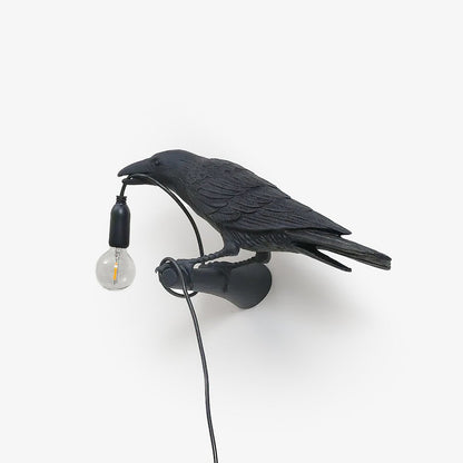 Elegant Bird Wall Light - Energy-Efficient LED, Adjustable Brightness