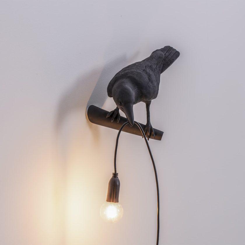 Elegant Bird Wall Light - Energy-Efficient LED, Adjustable Brightness