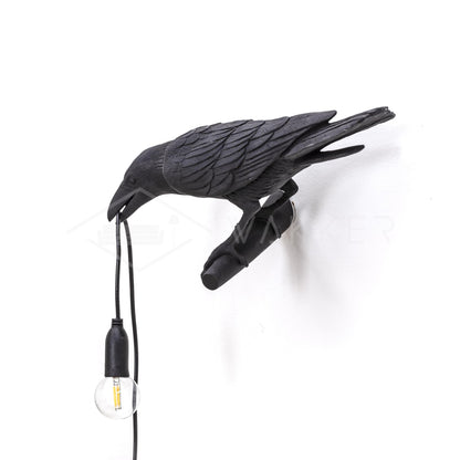 Elegant Bird Wall Light - Energy-Efficient LED, Adjustable Brightness