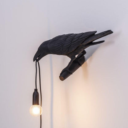 Elegant Bird Wall Light - Energy-Efficient LED, Adjustable Brightness