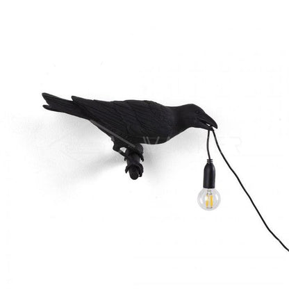 Elegant Bird Wall Light - Energy-Efficient LED, Adjustable Brightness