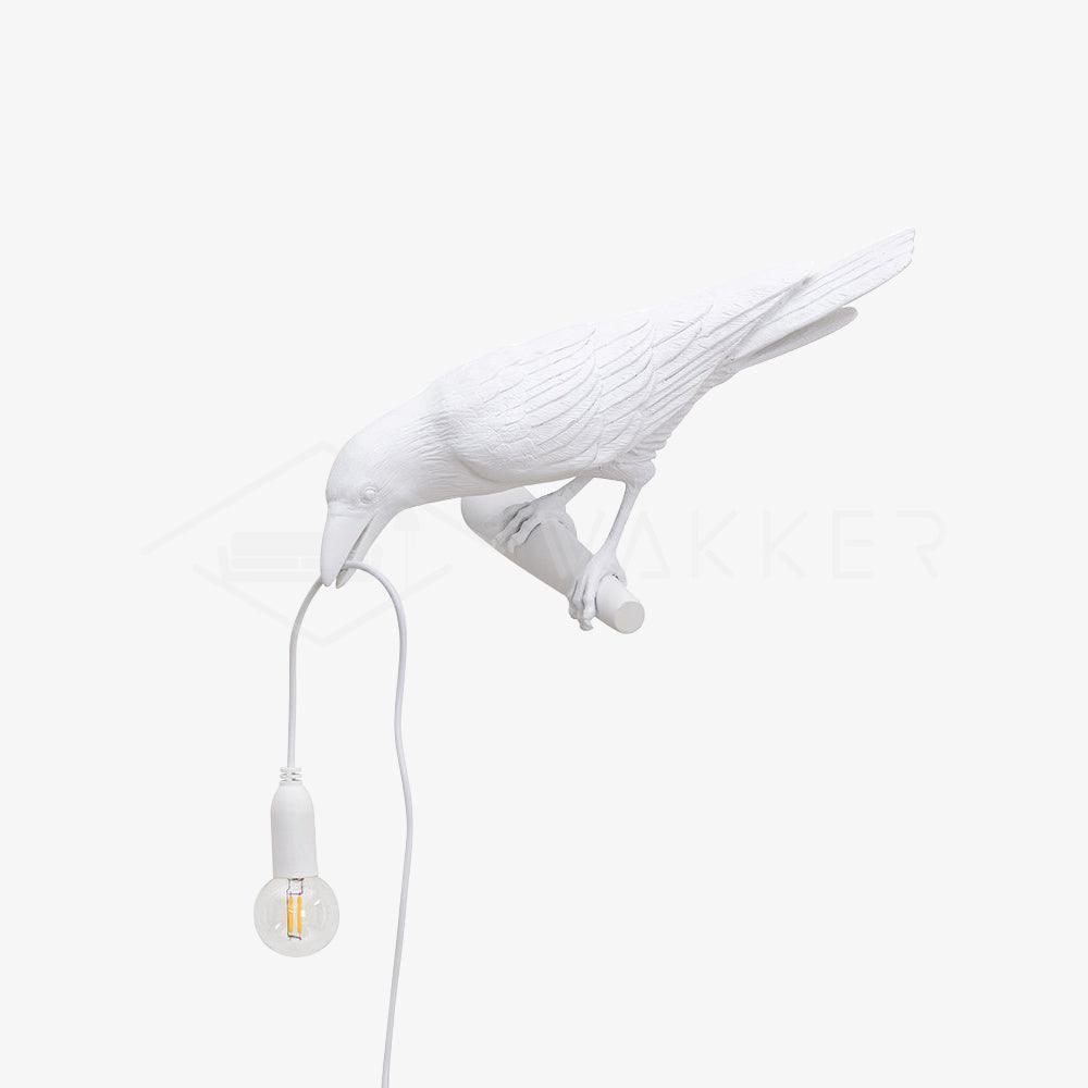 Elegant Bird Wall Light - Energy-Efficient LED, Adjustable Brightness