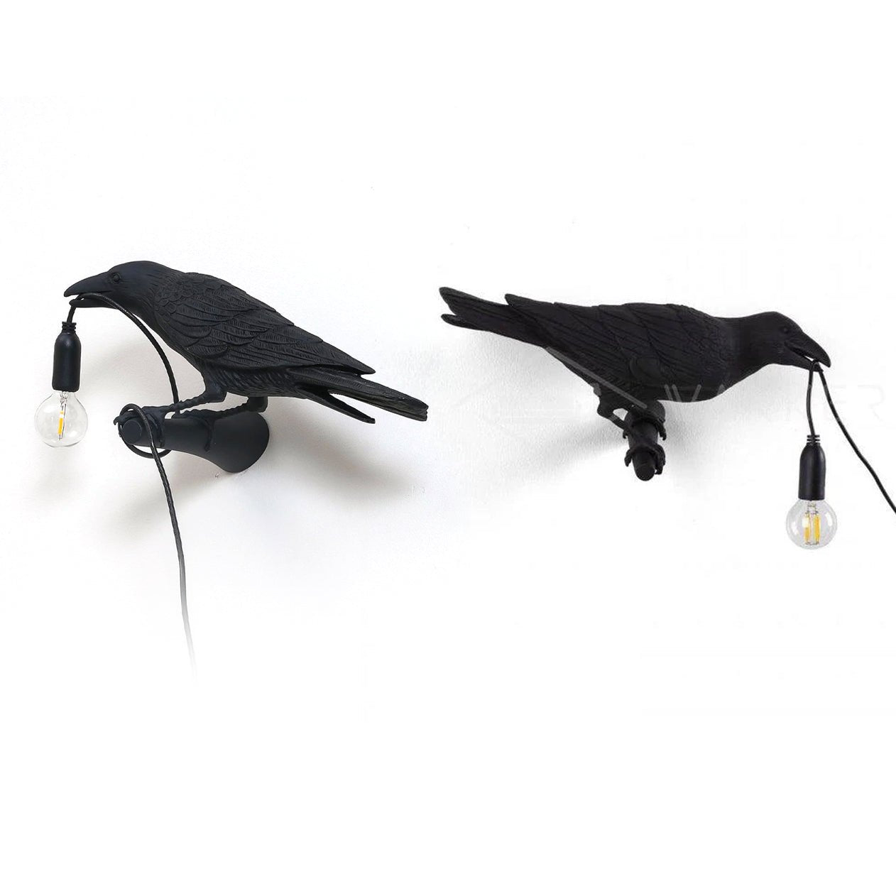 Elegant Bird Wall Light - Energy-Efficient LED, Adjustable Brightness