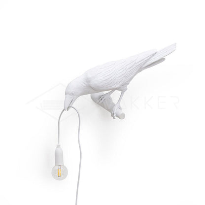 Elegant Bird Wall Light - Energy-Efficient LED, Adjustable Brightness