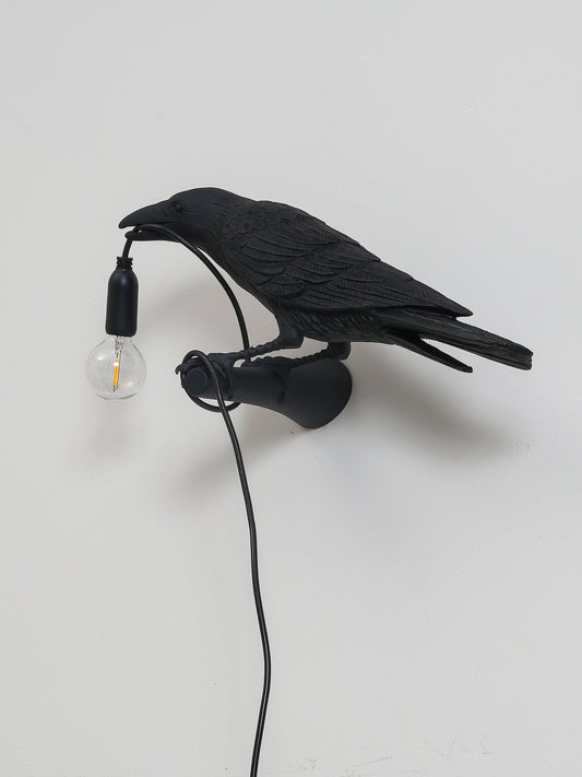 Elegant Bird Wall Light - Energy-Efficient LED, Adjustable Brightness