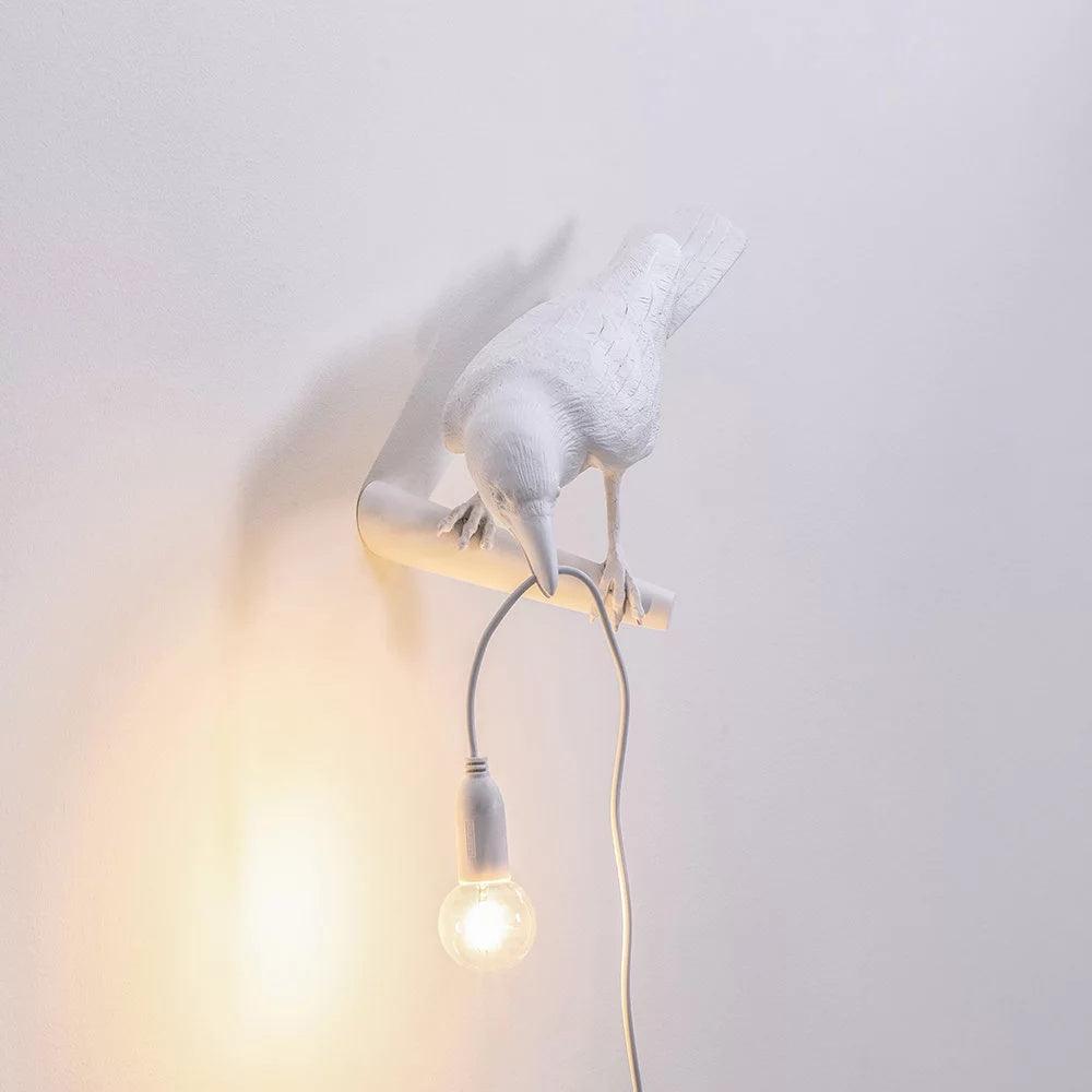 Elegant Bird Wall Light - Energy-Efficient LED, Adjustable Brightness