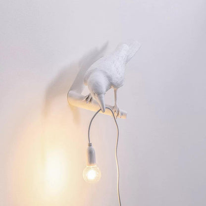 Elegant Bird Wall Light - Energy-Efficient LED, Adjustable Brightness
