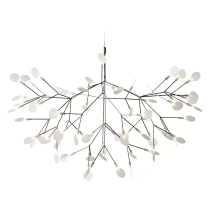 Black Firefly LED Chandelier - Modern Design, Adjustable Brightness