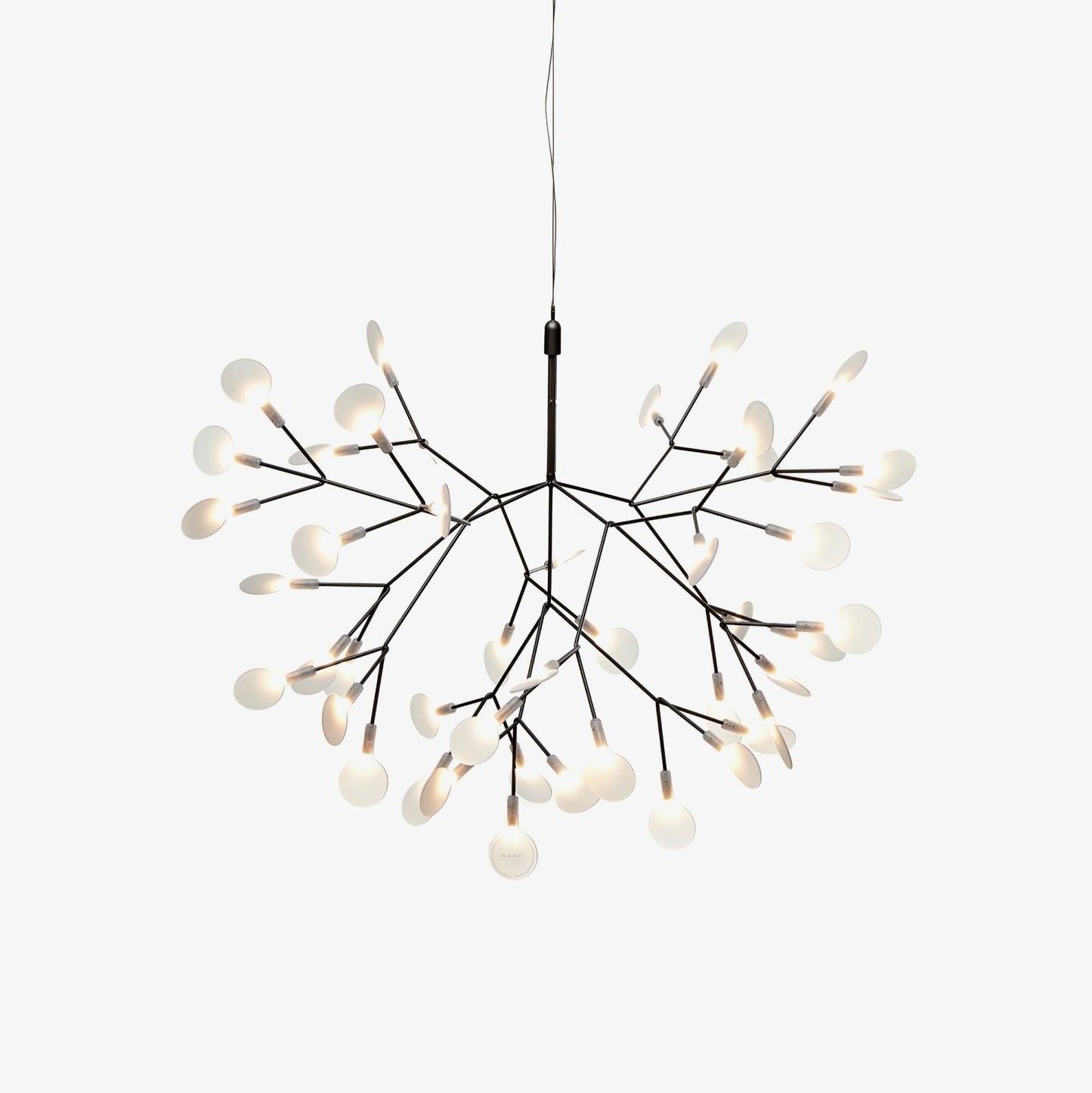 Black Firefly LED Chandelier - Modern Design, Adjustable Brightness