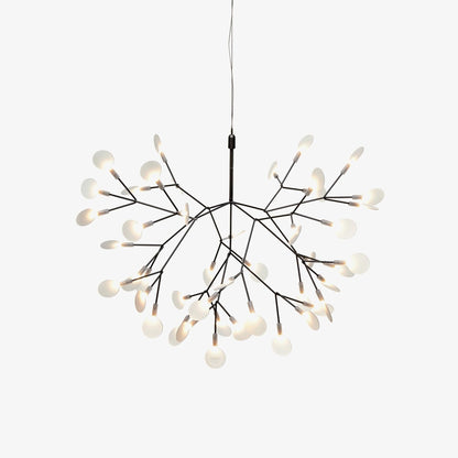 Black Firefly LED Chandelier - Modern Design, Adjustable Brightness