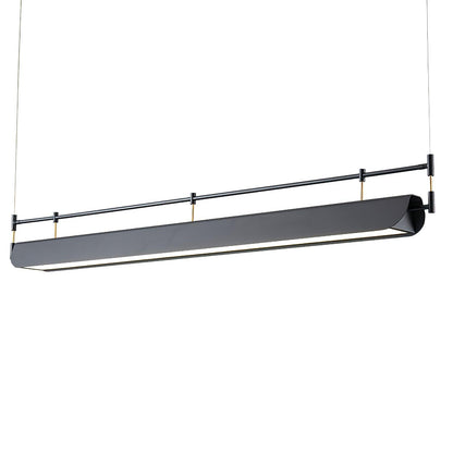Black Roof LED Chandelier - Adjustable Brightness, Energy Efficient De