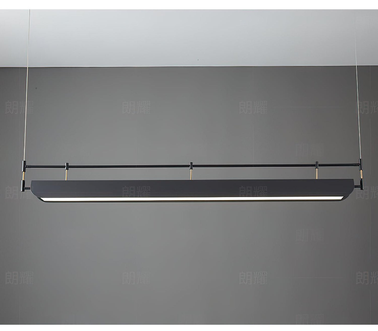 Black Roof LED Chandelier - Adjustable Brightness, Energy Efficient De