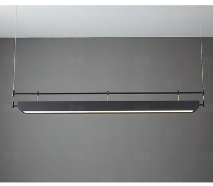Black Roof LED Chandelier - Adjustable Brightness, Energy Efficient De