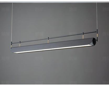 Black Roof LED Chandelier - Adjustable Brightness, Energy Efficient De