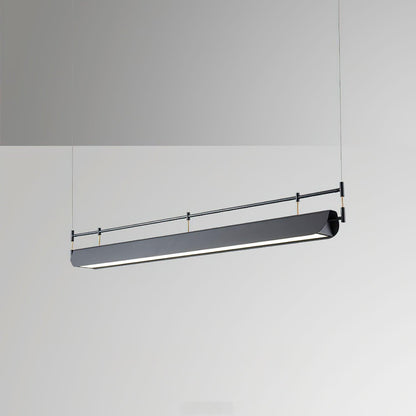 Black Roof LED Chandelier - Adjustable Brightness, Energy Efficient De