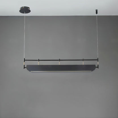 Black Roof LED Chandelier - Adjustable Brightness, Energy Efficient De