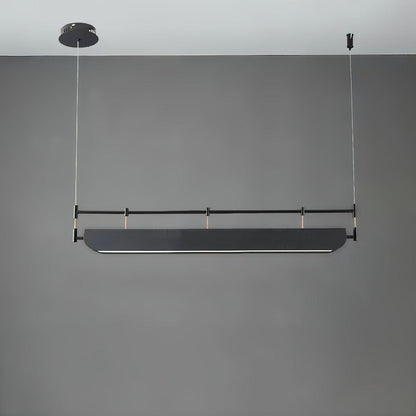 Black Roof LED Chandelier - Adjustable Brightness, Energy Efficient De